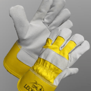 Gants Leopard Rigger en cuir fleur